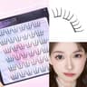 Self Adhesive DIY Lash Clusters Reusable Manga Bottom Lashes No Glue Needed 6