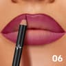Pudaier Waterproof Lip Liner Matte Long Lasting Non Transfer Lip Pencil Set Shades 7