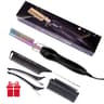 Leeons Hot Comb Hair Straightener Ceramic Electric Hair Styling Tool For Straightening And Curling 9