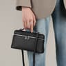 Premium Mini Crossbody Bag For Women Lychee Grain Top Handle Shoulder Purse 4