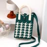 Korean Knitted Phone Bag Mini Crossbody Bag For Women Portable Mobile Phone Purse 4