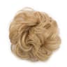 Chic Rose Bun Hair Scrunchie - Quick Styling, Durable Synthetic, Easy Maintenance, Ideal for Daily Wear Sunflower Blonde