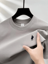 Premium Mens Pure Cotton TShirt Luxury Summer Crewneck Top With Exquisite Pony Embroidery 3