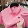 Men Short Sleeve Polo Shirt Trend Setting Lapel Print Casual Tee 5