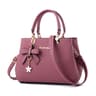 Chic Bow Shoulder Bag Elegant Large Capacity Women Messenger Tote 6