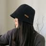 Japanese Foldable Cotton Bucket Hat Wide Brim Sun Protect Basin Cap 4