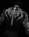 Mens Gothic Print Muscle Tee High Elasticity Gym Workout Shirt 4