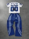 Casual Tracksuit Unisex Quick Dry Summer Set With Letter Print 0