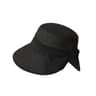 Womens Wide Brim Summer Sun Hat Breathable Bowknot Cotton Linen Fisherman Cap 6