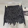 Elegance Hollow Out Lace Mini Skirt Floral A Line Spring Fashion For Women 2