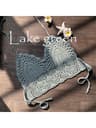Chic Hollow Out Beach Top Crochet Knitted Bikini Top For Women Boho Swimwear 12