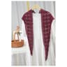 Johnature Cotton Handmade Crochet Triangle Scarf Versatile Summer Wrap  Hollow Knit Shawl 2