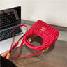 Vintage Luxury Leather Diaper Bag Stylish Designer Tote  Crossbody Messenger For Modern Moms 6