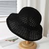 Womens Wide Brim Sun Hat Foldable Breathable Fisherman Cap For Beach Travel 4