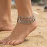 Boho Multilayer Rice Bead Anklet Set With Starfish Pendant  Summer Beach Jewelry For Women 13