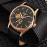 Automatic Skeleton Mechanical Watch For Men With Roman Numeral Dial 7