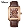 Elite Business Quartz Watch With Leather Strap And Calendar 6