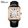 Elite Business Quartz Watch With Leather Strap And Calendar 10