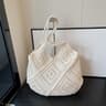 Yarn Hollow Out Large Capacity Summer Shoulder Bag 8