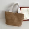 Vintage Woven Straw Beach Vacation Handbag 5