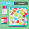 Reusable Drawing Pads Childrens Erasable Doodle Book Watercolor Coloring Toy Gift 12