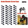 Brake Grease Fitting Oil Nozzle Cap Rubber DustCover Black Motorcycle Car Disc Brake Lower Pump Oil 4