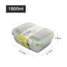Leak Proof Stainless Steel Fresh Keeping Box Fruit Box With Lid Dumpling Container Refrigerated Sto 2