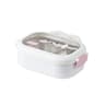 Portable Stainless Steel Lunch Box With Rabbit Design Large Capacity Sealed Bento Box For Kids Perf 3