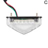 Rear Tail Light Lamp Motorcycle Brake Taillight Motor Stop Lights License Plate Light Parts 2