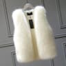 Warm Fox Faux Fur Vest For Women Slimming Cotton Lined Outerwear 1