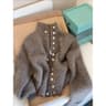 Thickened Stand Collar Knitted Sweater Coat  Cozy AutumnWinter Outerwear For Women  Casual  Elegant 3
