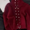 Thickened Stand Collar Knitted Sweater Coat  Cozy AutumnWinter Outerwear For Women  Casual  Elegant 2