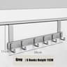 Over The Door Hooks  Aluminum Alloy Storage Organizer For Coats Hats Towels  More 3