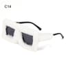 Oversized Plush Sunglasses  Trendy Y2K Winter Shades For Women Perfect For Cosplay Parties  Holiday 2