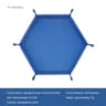 Hexagonal Leather Dice Tray With Storage Box  PU Velvet Board Game Accessories 4