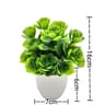 Artificial Greenery In Plastic Pots  Perfect Home And Office Decor For Living Room Bedroom And Desk 8