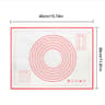 RedBlack Silicone Pastry Pad  NonSlip HeatResistant Dough Making Mat For Pastry And Pasta 6