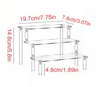 Clear Acrylic Cake Display Stand  Elegant Transparent Trapezoidal Dessert Rack For Cupcakes And Swe 4
