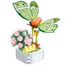 DIY Mini Butterfly Insect Potted Plant Bonsai Flower Block Decoration  Building Block Figure Toy Fo 2