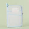 Large Capacity Mesh Zipper Organizer Bag  Durable Storage For Office  School Supplies 5