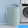 Foldable Minimalist Striped Laundry Basket  MultiPurpose Collapsible Storage For Bathroom Bedroom A 4
