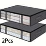 Premium Under Bed Storage Bag For Bedding And Clothes With Clear Window And Durable Handles 5