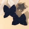 Girls Cute Velvet Bow Hair Clip With Diamond Embellishments  Safe Alloy Hair Accessory For Kids Gif 4