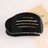 Flat Circular Hair Clip With Duckbill Grip Strong Teeth Comfortable Curved Design 6