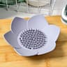 Silicone Lotus Soap Dish  Creative NonPerforated Soap Storage Box For Bathroom And Home Use 7