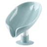 Creative LeafShaped Soap Box For Bathroom  WaterFree Storage Tray With Sucker For Easy Placement 4