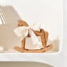Hand Carved Wooden Horse Rocking Ornament  Retro Desktop Decoration For Friends  Commemorative Gift 5