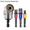 Impact Grade Angle Socket Adapter Set Durable Driver Extension For Hand Tools 5