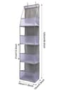 Over The Door Hanging Organizer Multi Layer Storage For Cosmetics Nursery Bathroom And Closet High  9