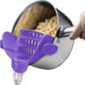 Adjustable Clip On Kitchen Pot Strainer Universal Hands Free Pasta  Pot Drainer 6